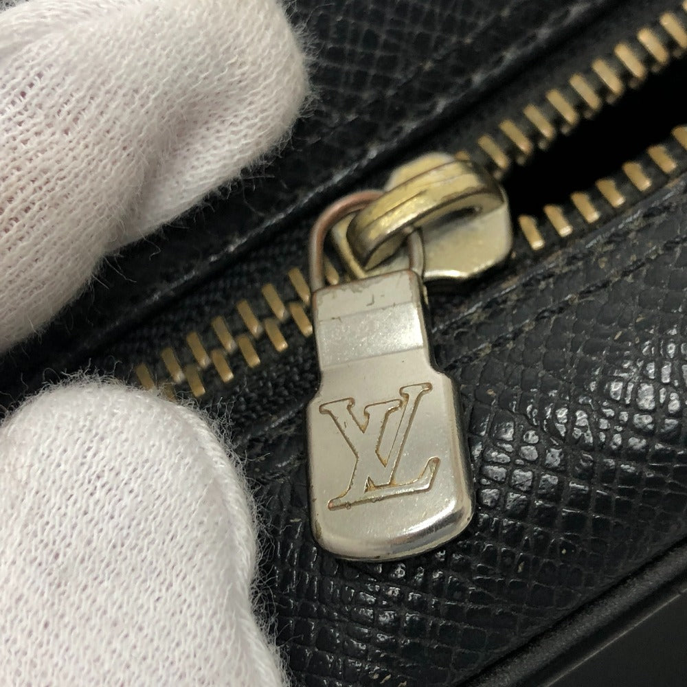 LOUIS VUITTON business bag M30812 Taiga Leather Aldoise Taiga Karga mens Used Authentic