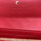 LOUIS VUITTON Long Wallet Purse M93634 Monogram Vernis Orange Portefeuille Sarah Women Used Authentic