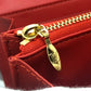 LOUIS VUITTON Long Wallet Purse M93634 Monogram Vernis Orange Portefeuille Sarah Women Used Authentic