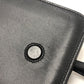 LOEWE Shoulder Bag leather black logo gusset flat Women Used Authentic
