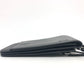 LOEWE Shoulder Bag leather black logo gusset flat Women Used Authentic