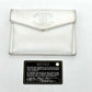 CHANEL Folded wallet Caviar skin white COCO Mark Women Used Authentic