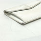 CHANEL Folded wallet Caviar skin white COCO Mark Women Used Authentic