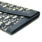 Dior Long Wallet Purse Jacquard Navy Trotter jacquard