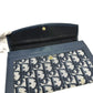 Dior Long Wallet Purse Jacquard Navy Trotter jacquard