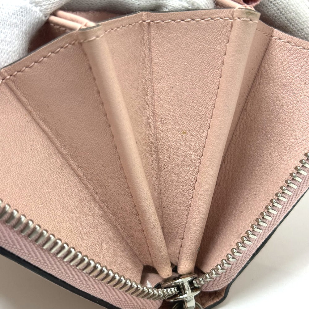 LOUIS VUITTON Long Wallet Purse M61868 Monogram Mahina Magnolia Zippy wallet Women Used Authentic