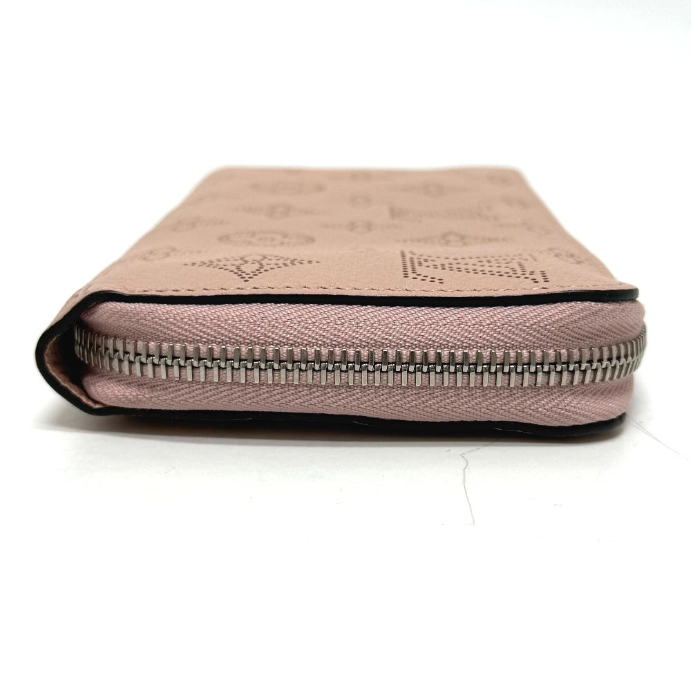 LOUIS VUITTON Long Wallet Purse M61868 Monogram Mahina Magnolia Zippy wallet Women Used Authentic