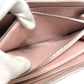 LOUIS VUITTON Long Wallet Purse M61868 Monogram Mahina Magnolia Zippy wallet Women Used Authentic