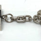 LOUIS VUITTON Bag charm M66356 plastic black Porte Cle_Damier Ebene Women Used Authentic