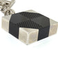 LOUIS VUITTON Bag charm M66356 plastic black Porte Cle_Damier Ebene Women Used Authentic