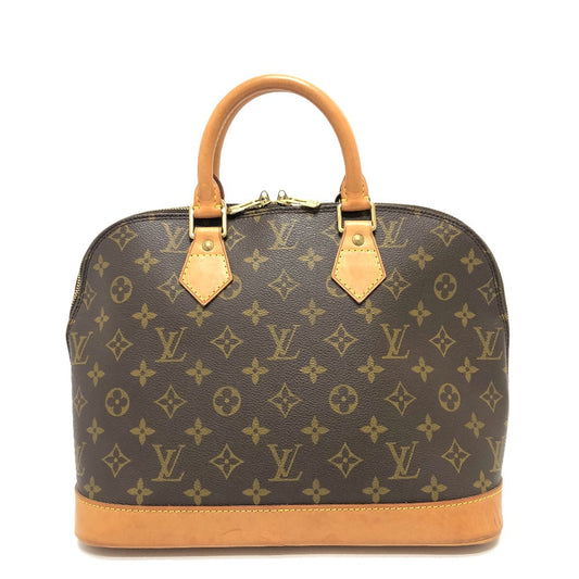 LOUIS VUITTON Handbag M51130 Monogram canvas Brown Alma PM Women Used Authentic