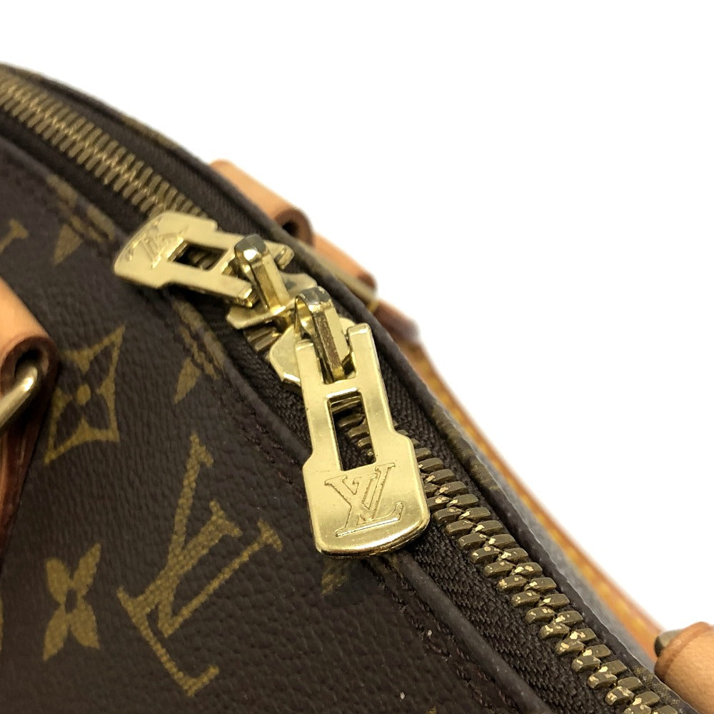 LOUIS VUITTON Handbag M51130 Monogram canvas Brown Alma PM Women Used Authentic