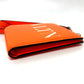 Valentino Folded wallet leather Orange VLTN logo Women Used Authentic
