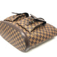 LOUIS VUITTON Tote Bag N51120 Damier canvas Brown Manosque GM Women Used Authentic