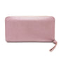 LOUIS VUITTON Long Wallet Purse M69812 leather pink Zippy Rock Me Women Used Authentic