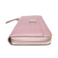 LOUIS VUITTON Long Wallet Purse M69812 leather pink Zippy Rock Me Women Used Authentic