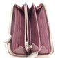 LOUIS VUITTON Long Wallet Purse M69812 leather pink Zippy Rock Me Women Used Authentic