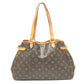 LOUIS VUITTON Tote Bag M51154 Monogram canvas Brown Batignolles Horizontal Women Used Authentic