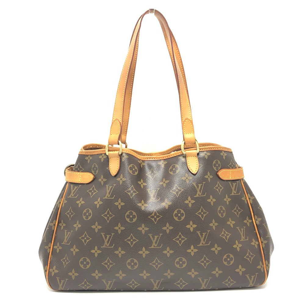LOUIS VUITTON Tote Bag M51154 Monogram canvas Brown Batignolles Horizontal Women Used Authentic