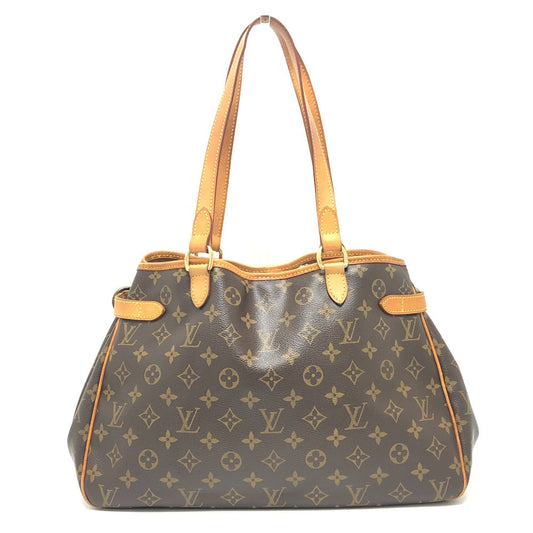 LOUIS VUITTON Tote Bag M51154 Monogram canvas Brown Batignolles Horizontal Women Used Authentic