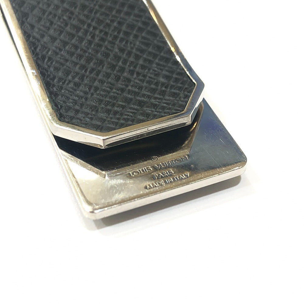 LOUIS VUITTON Money clip M63069 metal black Pansapieneo LV Club mens Used Authentic