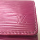 LOUIS VUITTON Long Wallet Purse M60317 Epi Leather purple Portefeuille Sarah Women Used Authentic