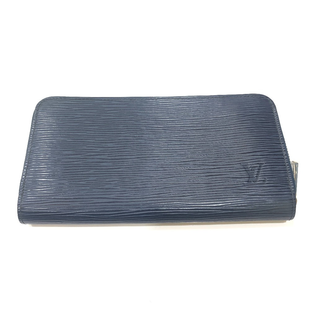 LOUIS VUITTON Long Wallet Purse M60307 Epi Leather blue Epi Leather Women Used Authentic