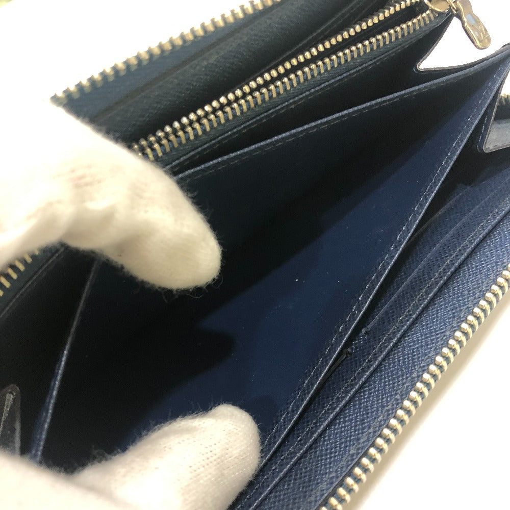 LOUIS VUITTON Long Wallet Purse M60307 Epi Leather blue Epi Leather Women Used Authentic