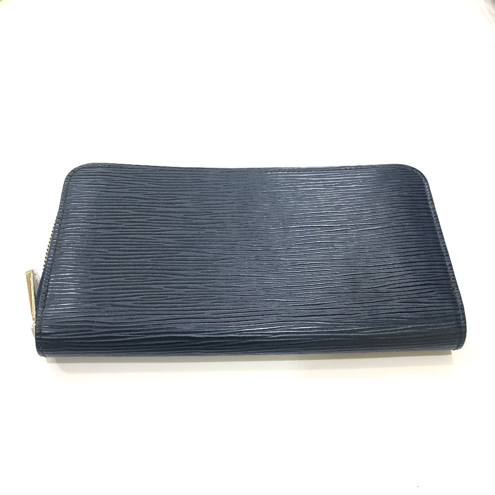 LOUIS VUITTON Long Wallet Purse M60307 Epi Leather blue Epi Leather Women Used Authentic