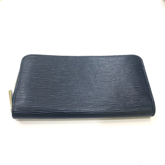 LOUIS VUITTON Long Wallet Purse M60307 Epi Leather blue Epi Leather Women Used Authentic