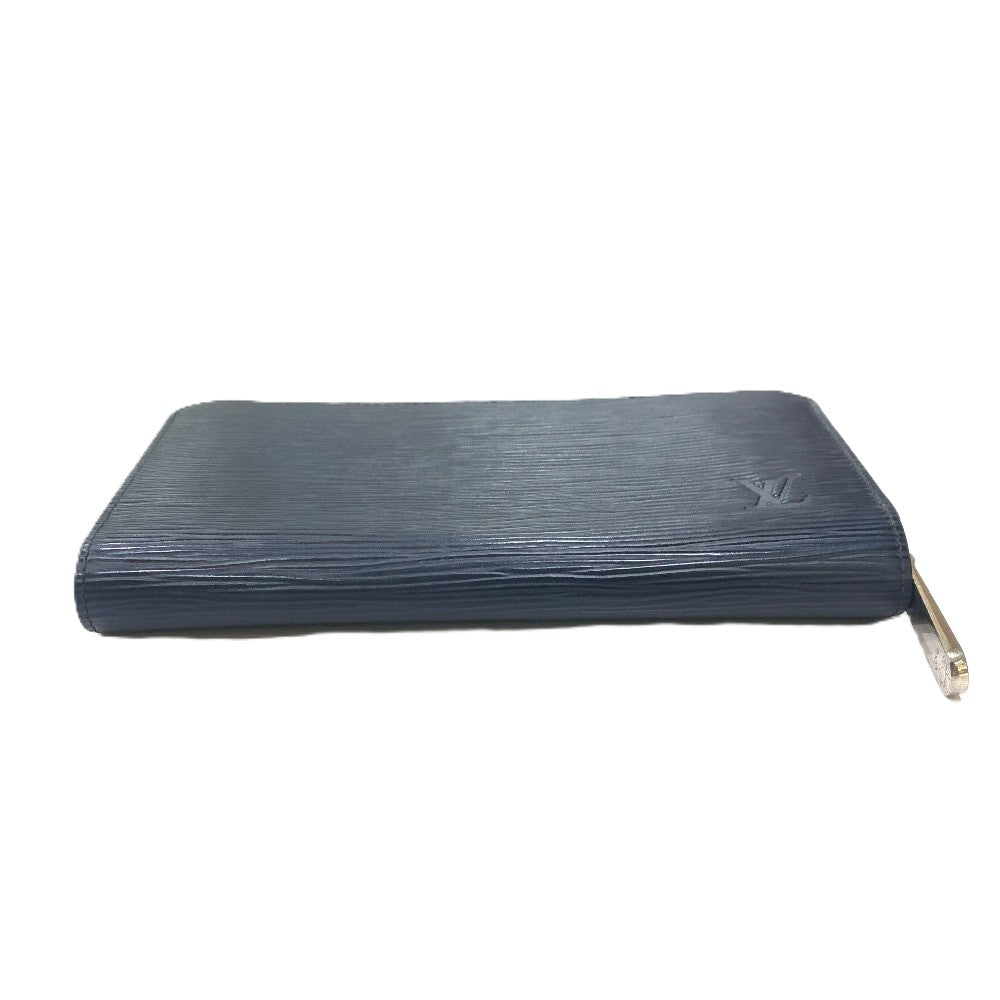 LOUIS VUITTON Long Wallet Purse M60307 Epi Leather blue Epi Leather Women Used Authentic