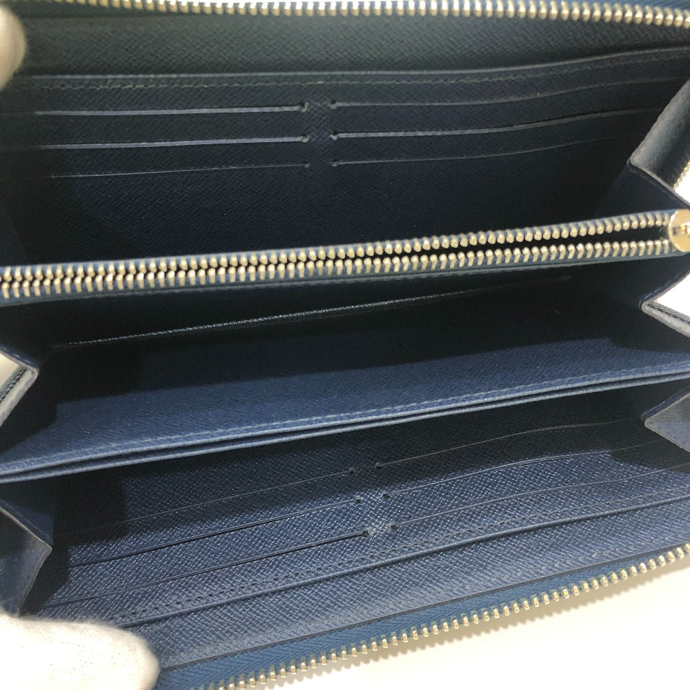 LOUIS VUITTON Long Wallet Purse M60307 Epi Leather blue Epi Leather Women Used Authentic