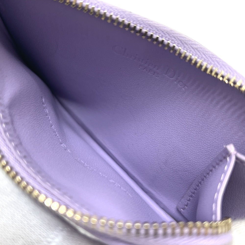 Dior Coin case S0965ONMJ leather purple Lady Dior Cosmos Zip