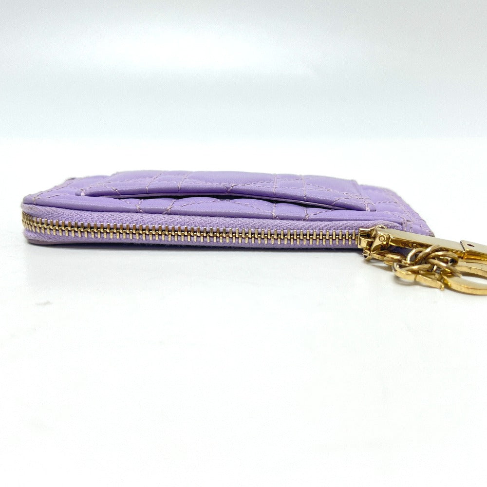 Dior Coin case S0965ONMJ leather purple Lady Dior Cosmos Zip