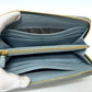 PRADA Long Wallet Purse 1M0506 saffiano leather blue logo