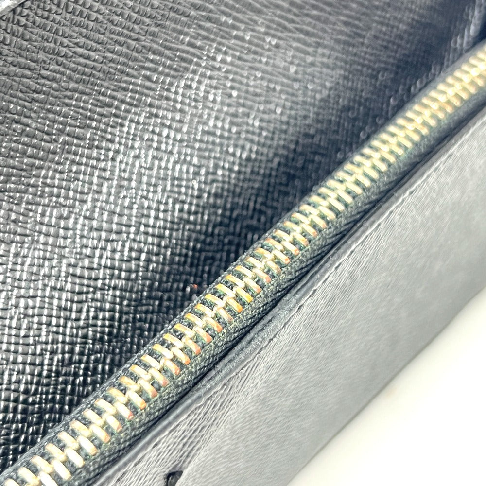 LOUIS VUITTON Long Wallet Purse N62655 Damier Grafitto Canvas black Portefeuille Brazza