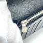 LOUIS VUITTON Long Wallet Purse N62655 Damier Grafitto Canvas black Portefeuille Brazza