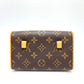 LOUIS VUITTON Pouch M51855 Monogram canvas Brown Pochette Florentine