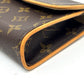 LOUIS VUITTON Pouch M51855 Monogram canvas Brown Pochette Florentine