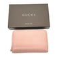 GUCCI Folded wallet 464884 leather pink Interlocking G