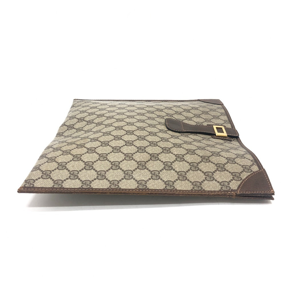 GUCCI business bag GG Supreme Canvas Brown Old Gucci