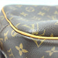 LOUIS VUITTON Shoulder Bag M45254 Monogram canvas Brown Reporter PM