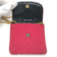 CHANEL Shoulder Bag Jersey Red COCO Mark Matrasse