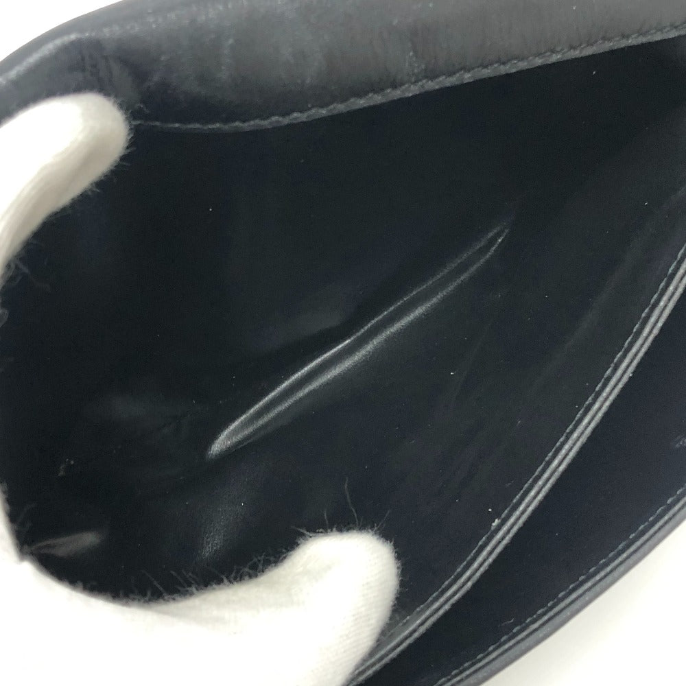 CELINE Shoulder Bag leather black logo