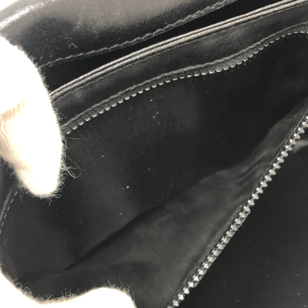 CELINE Shoulder Bag leather black logo