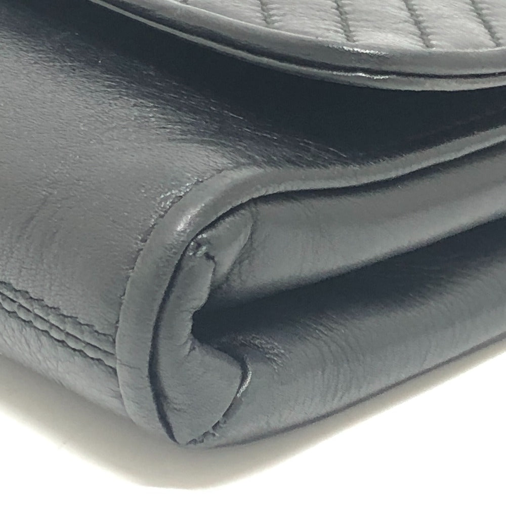 CELINE Shoulder Bag leather black logo