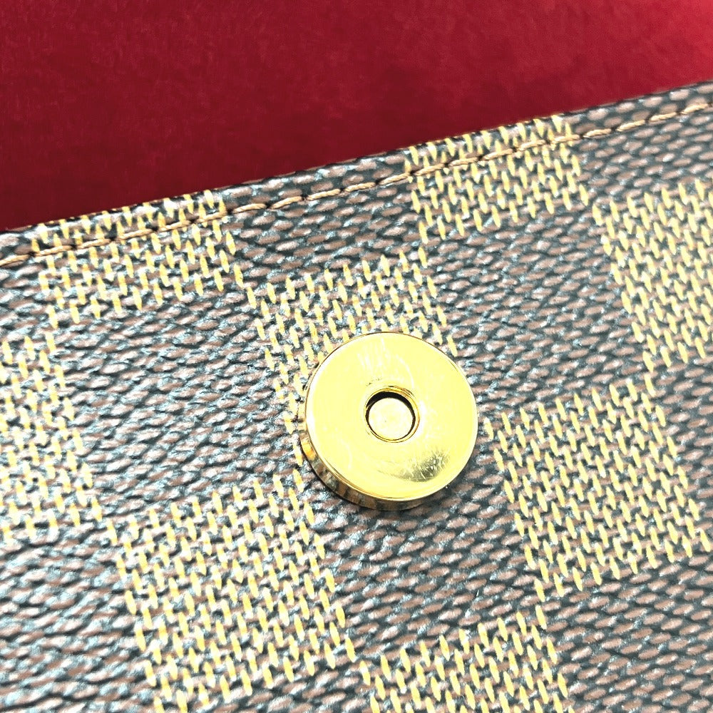 LOUIS VUITTON Waist bag N51856 Damier canvas Brown Pochette Florentine