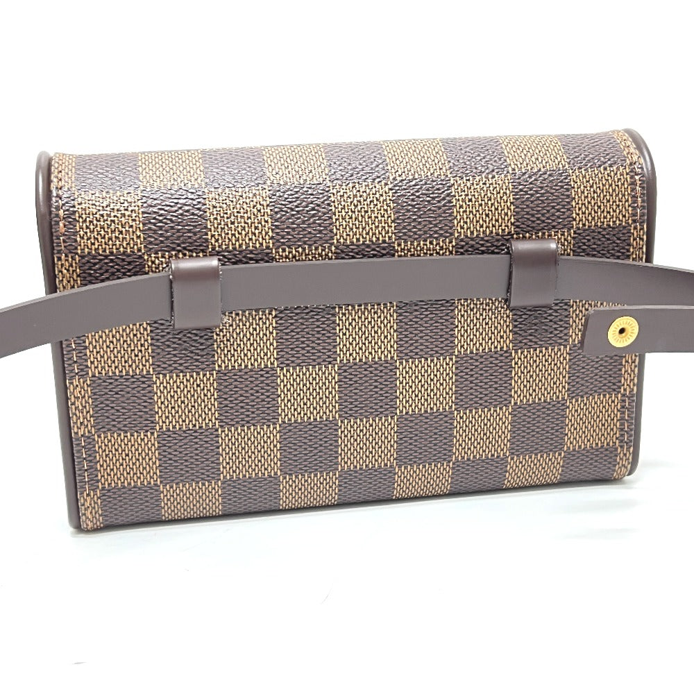 LOUIS VUITTON Waist bag N51856 Damier canvas Brown Pochette Florentine