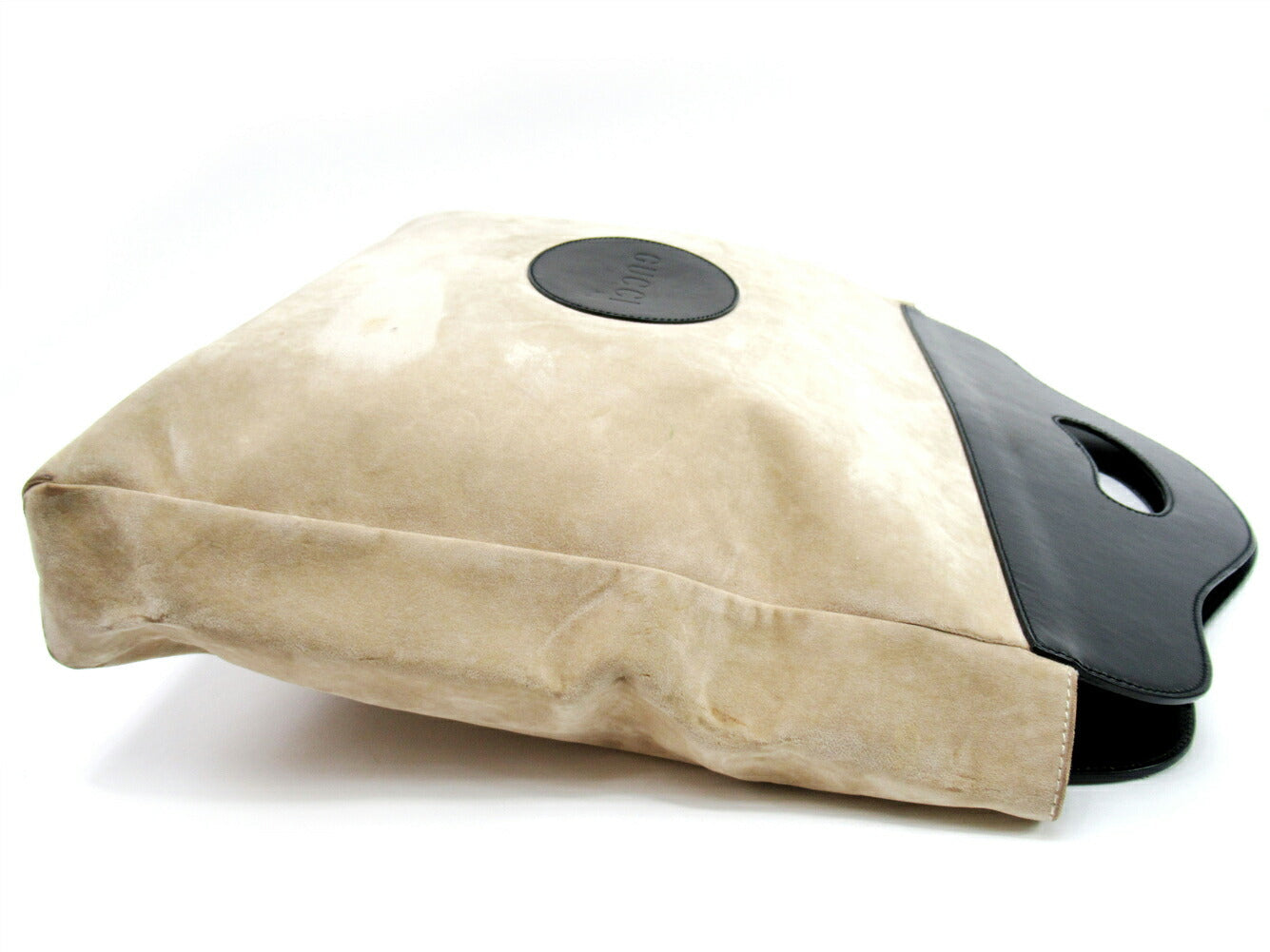 GUCCI Tote Bag Beige black