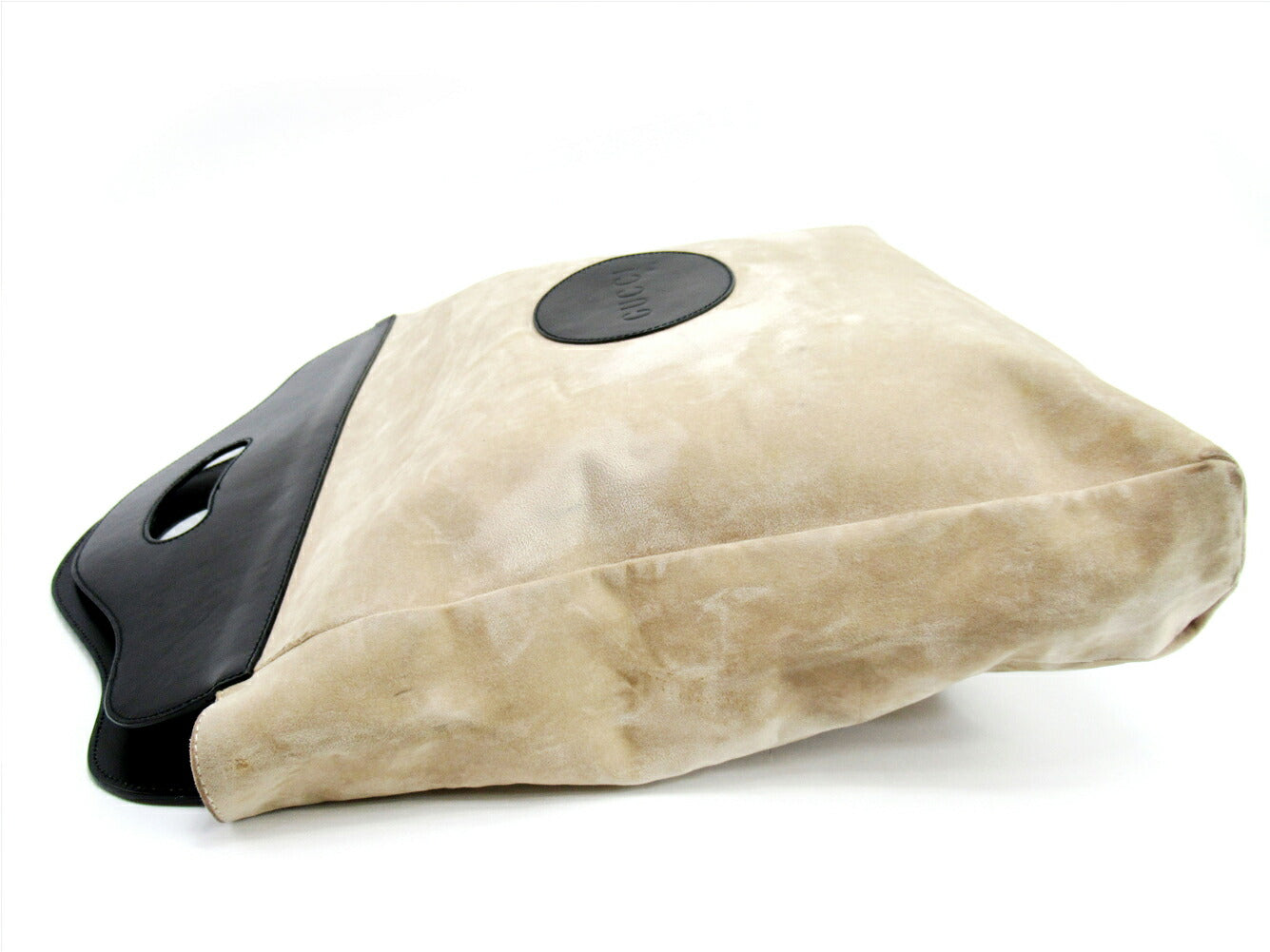GUCCI Tote Bag Beige black